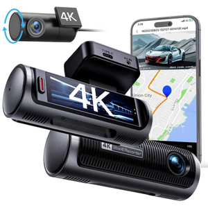 Caméra de tableau de bord de voiture cachée 3,2 pouces 4K 2160P WIFI GPS Vision nocturne Double WDR Caméra de tableau de bord 2160P Caméra de recul 4K Caméra de tableau de bord avant et arrière - Product Image 1