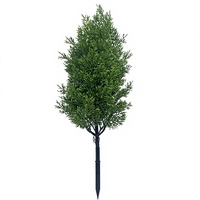 Künstlicher Weihnachtsbaum aus Kiefer und Zypresse zur Landschaftsgestaltung mit schönen Blättern, Kiefer im Topf, immergrüner Weihnachtsbaum für den Innenbereich