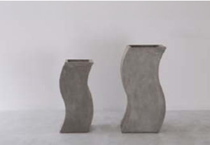 <span class=keywords><strong>Maceta</strong></span> de arcilla de magnesio suave para oficina de ventas de Hotel de piso de <span class=keywords><strong>cilindro</strong></span> curvo creativo de estilo nórdico - Product Image 5