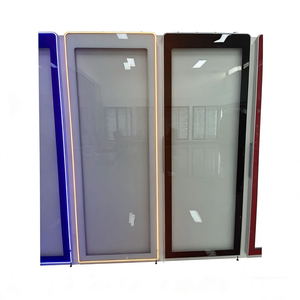 Réfrigérateur commercial à double température avec porte vitrée et refroidissement par air pour supermarchés, magasins de proximité, boissons, présentation claire - Product Image 4