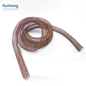 Factory direct sale Using Professional design all metal spring wire knitted mesh strips in a hollow tube