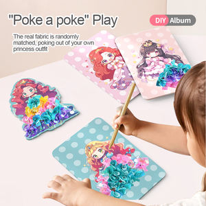 24 piezas princesa personalizado rompecabezas DIY 3D tablero de dibujo poking Art DIY set Juguetes - Product Image 3