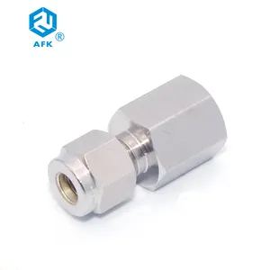 AFKLOK 1/4in Ferrule x 1/4in G หญิงสแตนเลส 316 อุปกรณ์ท่อปลอมแปลงคุณภาพสูงชายหญิงอุปกรณ์