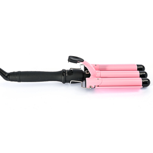 Rizador de Pelo con Ondas de Agua, Rizador Eléctrico de <span class=keywords><strong>Tres</strong></span> Barriles, Herramienta de Peinado Profesional con Pantalla LED - Product Image 3