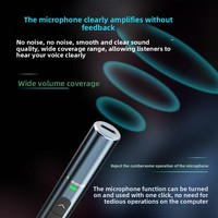 Stylo Microphone Haut-Parleur TB-3678 avec Écran Tactile, Fonction de Retournement de Page, pour Enseignants et Réunions, avec Pointeur Laser Intégré