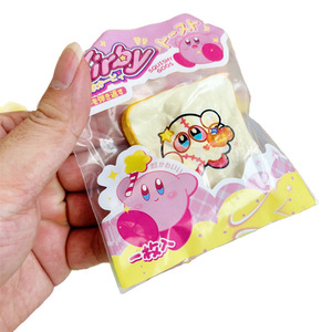 Juguete Colgante de Pan de Simulación de PU Súper Suave, de Descompresión, de Rebote Lento, con Diseño de Kirby Star Card Toast, de Gran Popularidad Internacional - Product Image 5