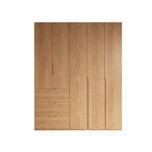 Ensemble de placard de chambre à coucher moderne, autoportant, simple, en bois, meubles de maison, taille personnalisée, grande capacité, villa, salle de sport - Product Image 4