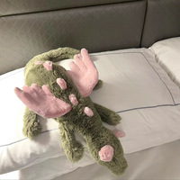 Peluche Dragon JC du Royaume-Uni, Dragon ailé Sage, Animal en peluche, Poupée dinosaure fantastique douce, Cadeau de Pâques et de Noël pour enfants