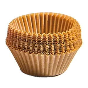 Cup Cake Packaging Kraft Paper Cups Greaseproof Paper Portion Baking Cups Muffin Custom Food Grade Cupcake Liner