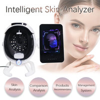 Machine magique portative d'analyse de peau de miroir d'analyseur de peau de visage pour analyser des problèmes de peau
