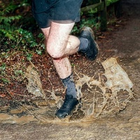 Chaussettes de randonnée et de cyclisme imperméables à 3 couches, respirantes, mi-mollet, résistantes à l'eau, pour hommes et femmes, pêche en plein air, ski, équitation