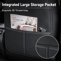 Housse de siège de voiture universelle en cuir PU résistant à l'usure et respirant, ensemble complet 5 places, accessoires intérieurs de luxe pour berline et SUV