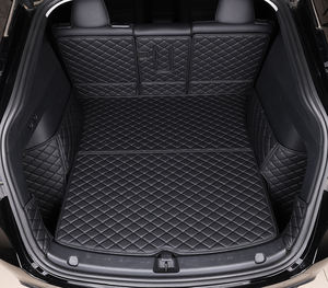 Tapis de coffre de voiture en cuir à motif VV, vente en gros d'usine, entièrement enveloppant, antidérapant, écologique, multicolore, garantie de qualité OEM - Product Image 3