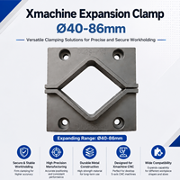 Xhorse3D Xmachine  40-86mm Penjepit Ekspansi untuk Mesin CNC 5 Axis Perlengkapan Penahan Benda Kerja Presisi Aksesori CNC Desktop