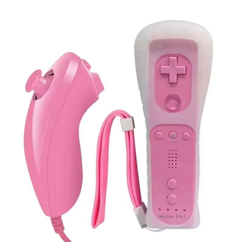 Pink Remote Nunchuck Moton 2 in 1