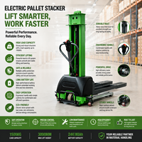 Chariot élévateur électrique à portique étroit multidirectionnel MOVMES pour entrepôt frigorifique, batterie lithium-ion 48V, mât hydraulique à trois étages