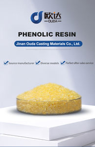 Adesivo de Resina Fenólica Marca Ouda Resina Sintética Plásticos CAS 9003-35-4 Grânulos Amarelos Ponto de Fulgor >100C Solúvel em Água CN;SHN - Product Image 2