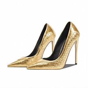 Tacchi a Spillo da Donna Sexy in Vernice Trapuntata con Punta Affusolata, 12CM, Décolleté, Taglie 35-47, Colori Personalizzabili - Product Image 5