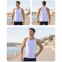 Débardeur Unisexe à Séchage Rapide et Respirant pour la Course et le Sport, Service OEM ODM, Impression Personnalisée de Haute Qualité, Débardeur Sans Manches