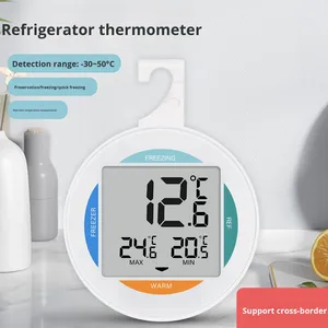 Wireless <strong>Indoor</strong> Household Refrigerator Thermometer Accurate <strong>Temperature</strong> <strong>Humidity</strong> Meter IP65 Waterproof <strong>Sensor</strong> for Selling - Product Image 3