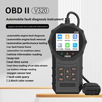 Nuevo Detector de Fallas de Motor de Coche OBD2, Detector de Batería, Tarjeta de Diagnóstico de Códigos V320 con Cable, Nuevecientos Dieciséis Voltios