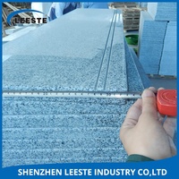 Pas cher poli gris marbre d'escalier bullnose granit carrelage