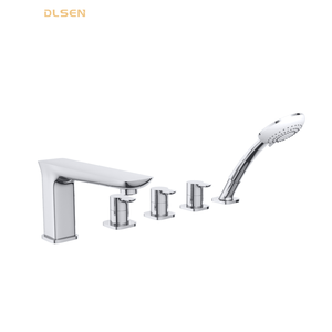 <span class=keywords><strong>Rubinetto</strong></span> da Vasca a 5 <span class=keywords><strong>Pezzi</strong></span> con Doccetta, Miscelatore in Ottone Cromato per Appartamenti, Vendita Calda - Product Image 1