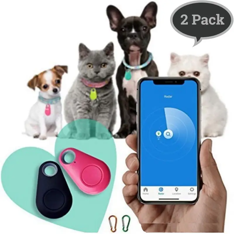 Dog Cat Tracker Wasserdichter Mini Smart Anti-Lost Alarm GPS Bluetooth Pet Tracker Halsband Ras treador De Perro Mascotas