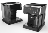 Machine à café à capsules intelligente à écran tactile, machine à expresso entièrement automatique, mousseur à lait, machine à café à infusion rapide pour la maison