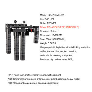 Hochleistungs-Wasserfilter für Kaffee und Getränke, Schnellanschluss, Antikalk-Reiniger, Outdoor-Eismaschinen für Gewerbe - Product Image 2