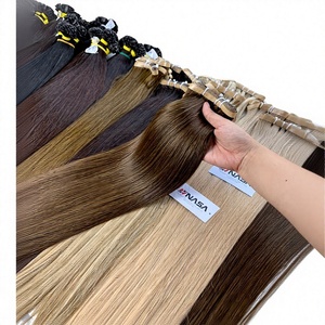 Extensiones de Cabello Vietnamitas de Primera Calidad NASA HAIR VIETNAM, 100% Cabello Humano Remy, Doble Trama a Máquina, Venta al Por Mayor para Marcas de Cabello - Product Image 1
