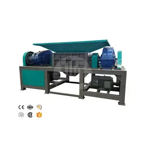 Low Maintenance Cost Double Shaft Scrap Metal plastic Crusher Used Car Shell Shredding Waste Metal Shredder Machine