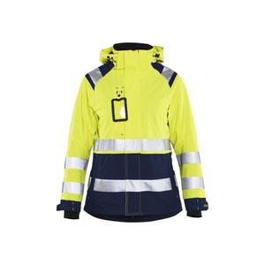 BLAKLADER-Chaqueta de concha de alta visibilidad para mujer 490419873389M Amarillo/Azul marino-EAN 7330509505595 ROPA DE TRABAJO DE LA HI-VIS - Product Image 1