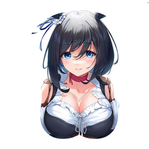 Alfombrilla de ratón en blanco de una pieza, alfombrilla de ratón de muñeca con logotipo personalizado, alfombrillas de ratón 3D de <span class=keywords><strong>Anime</strong></span> de alta calidad, precio al por mayor - Product Image 4