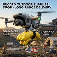 Accessoires pour drones : Crochet de largage universel pour système de largage DJI, compatible avec les drones lanceurs de leurres de pêche et les drones à détection de lumière