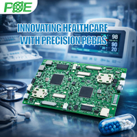 Ensamblaje de PCB para Dispositivos Médicos Personalizados, Fabricación de PCB y PCBA, ISO13485, Fabricante OEM en China