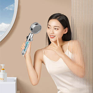 Soffione <span class=keywords><strong>doccia</strong></span> divertente con mulino a vento e aumento della pressione a spirale, funzione di arresto dell'acqua con un solo tocco, supporta OEM e ODM - Product Image 5