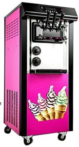 Crème glacé<span class=keywords><strong>e</strong></span> italienne molle commerciale bureau 3 saveurs haute 110V/220V autonettoyant nouvelle condition recettes à base de lait - Product Image 4