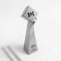 Trofeo de Resina Personalizado con Diseño de Cubo, Trofeo Conmemorativo de Honor para Empleados Destacados, Trofeo de Resina Ecológica
