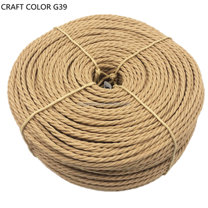 Dây thừng giấy xoắn, dây thừng tái chế, dây thừng giấy kraft, dây thừng giấy Đan Mạch, dây thừng tết dùng làm ghế và đan móc, xuất xưởng trực tiếp - Product Image 3