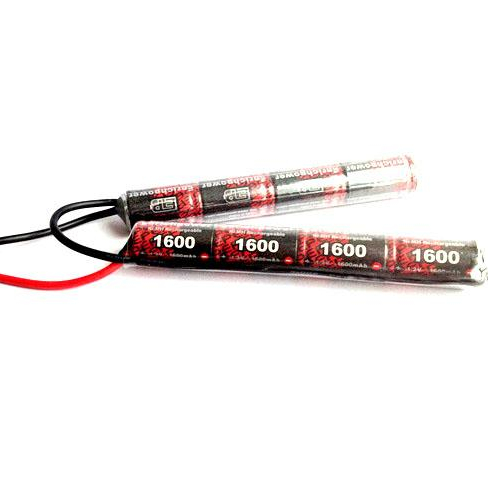 EP AA Ni-MH Battery Pack 1600mAh 9.6V 8S for AK47 M4 Airsoft Gun Lithium Battery 4s2p M6 Hpa Battery Pack