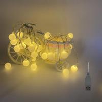 Guirnalda de Luces LED Impermeable IP67 de PVC SMD3030 120LED/m, Guirnalda de Luces de Estrella Lunar para Decoración de Interiores, Bodas, Fiestas, Ramadán, Habitaciones, Regulable
