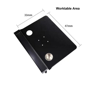 Portable Black Tattoo <b>Work</b> <b>Station</b> Table Desk Adjustable Height for Tattoo Equipment and Studio Furniture - Product Image 3