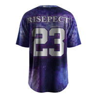 Derniers maillots de baseball OEM à col en V, violets, pour adultes et jeunes, uniformes d'équipe, vente en gros, sur mesure