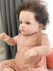 Simpatiche bambole rinate giocattoli smaltati bambini bambina che dorme <span class=keywords><strong>principessa</strong></span> di plastica morbida - Product Image 6