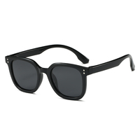 Prix usine 2025 enfants coloré cadre lunettes de soleil Flexible lumière TPEE Rectangle polarisé dépliable enfants lunettes de soleil Tac