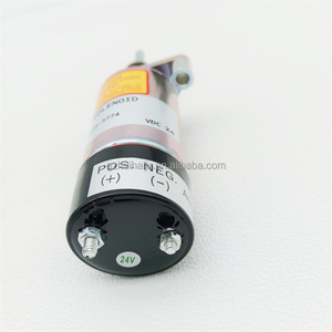 Vanne solénoïde d'arrêt de carburant 24V pour engins de construction 125-5774 1255774 pour chargeuse R1300G moteur 3204 3304 - Product Image 3