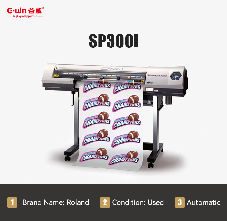 Roland Sp300i Print and Cut Printer - High Accuracy for Stickers
