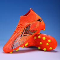 Chaussures de football AG/FG hautement personnalisables, fabrication OEM/ODM, unisexe, pour printemps, été, automne, intérieur/extérieur, semelle en caoutchouc durable