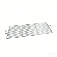 Plateau en maille pour barbecue en acier inoxydable 304 avec poignées, résistant à la chaleur pour grillades et four. Tailles personnalisées, échantillons et exportation.